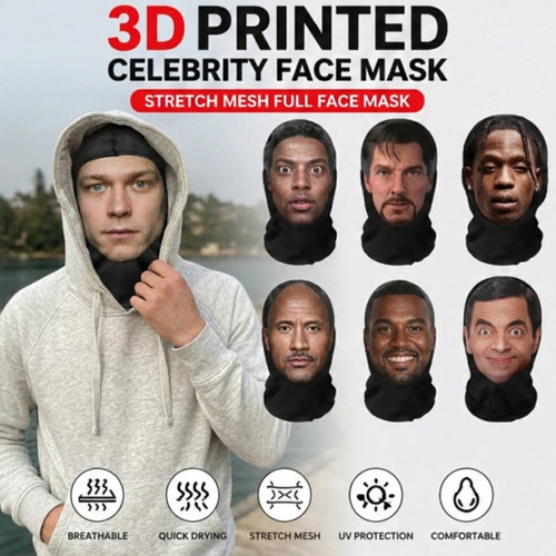 Printed realistic celebrity - 3d,