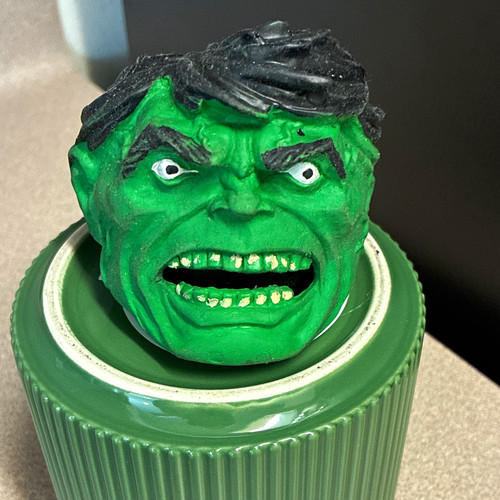 Green hulk monster - full, head