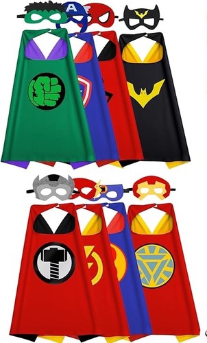 Superhero cape mask set - &, kids