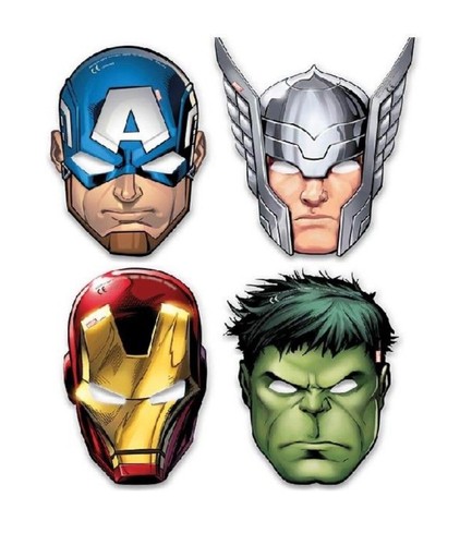 Avengers themed party masks - , x
