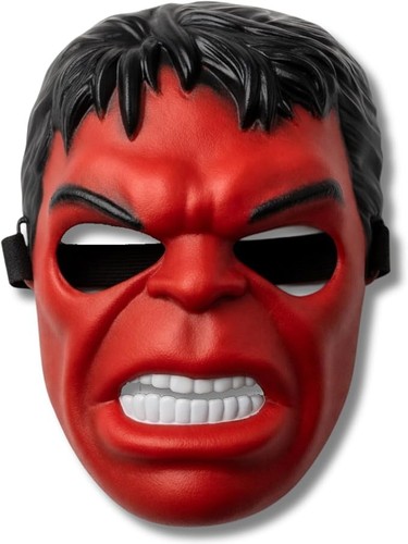 Red hulk mask - red,