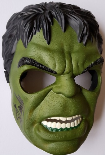 Stan lee signed hulk - stan, mask